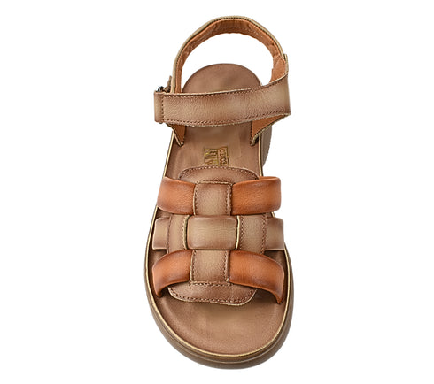 Sandale casual, dama, FORMAZIONE, 2776737 maro, piele naturala